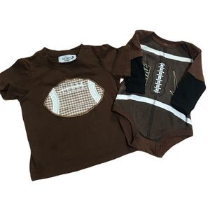 Infant football outfit bundle, used